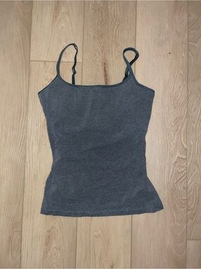 Victoria’s Secret Charcoal Gray Spaghetti Strap Tank Top